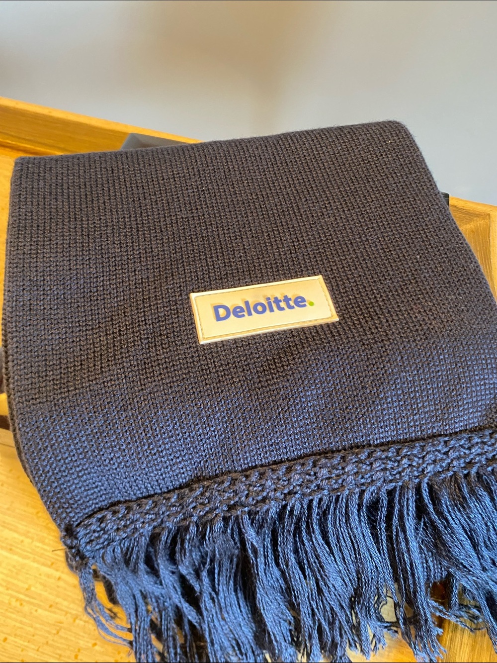 Vancouver 2010 Olympics Deloitte Kootenay Knit Scarf Made in Canada - Picture 4 of 5